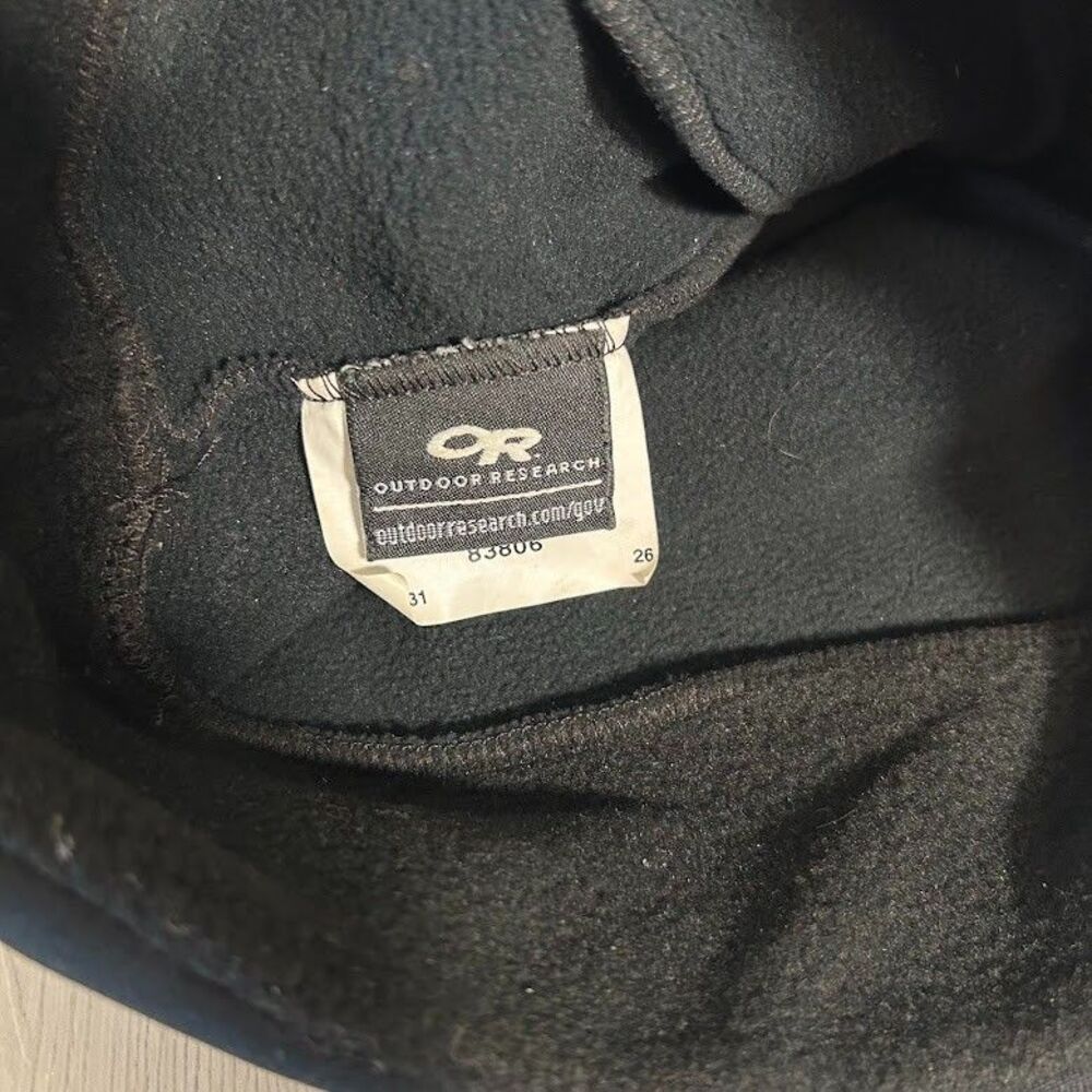 VTG Outdoor Research Beanie Mens Wind Pro Hat Size L/XL USA Made Fleece Lined - Picture 5 of 7